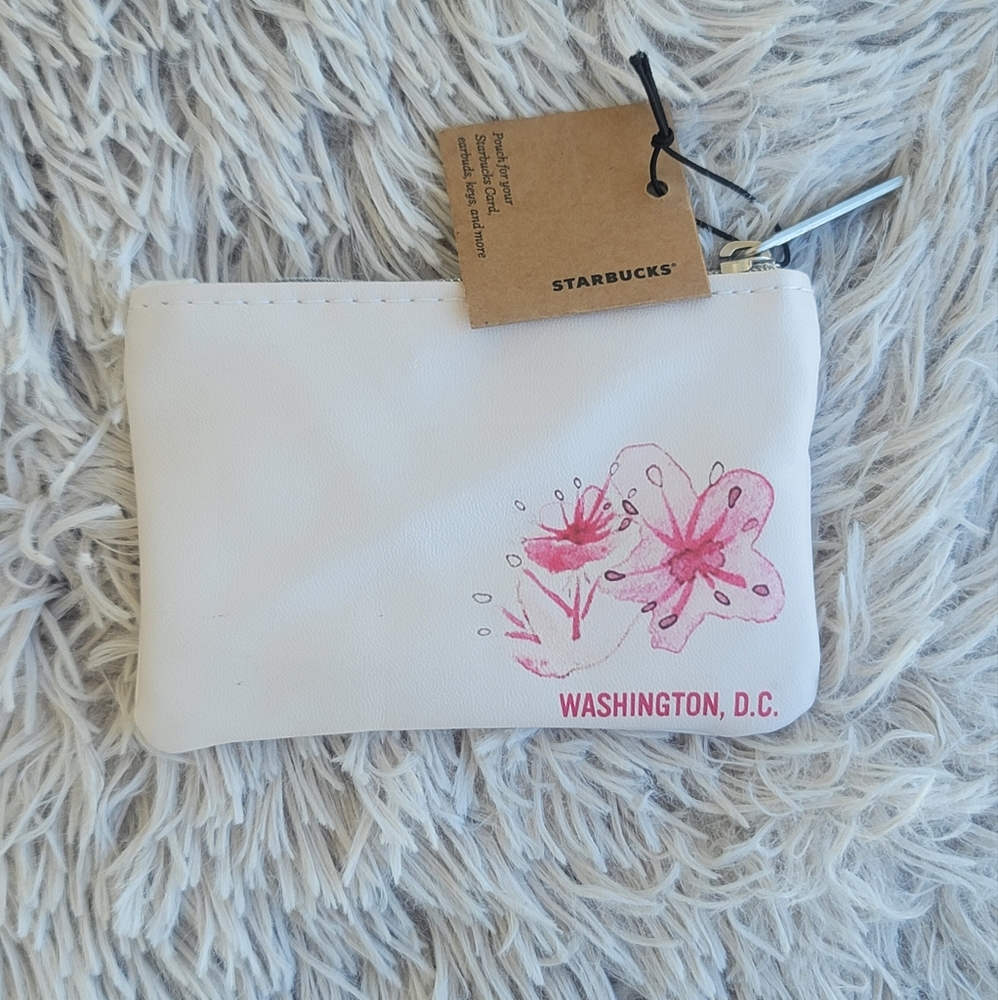 Starbucks Washington, DC. Coin Purse - Cherry Blossom Edition